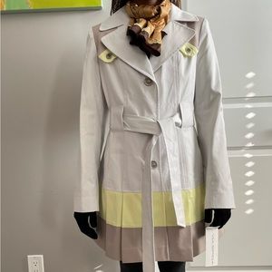 Via Spiga trench coat colorblock size M
